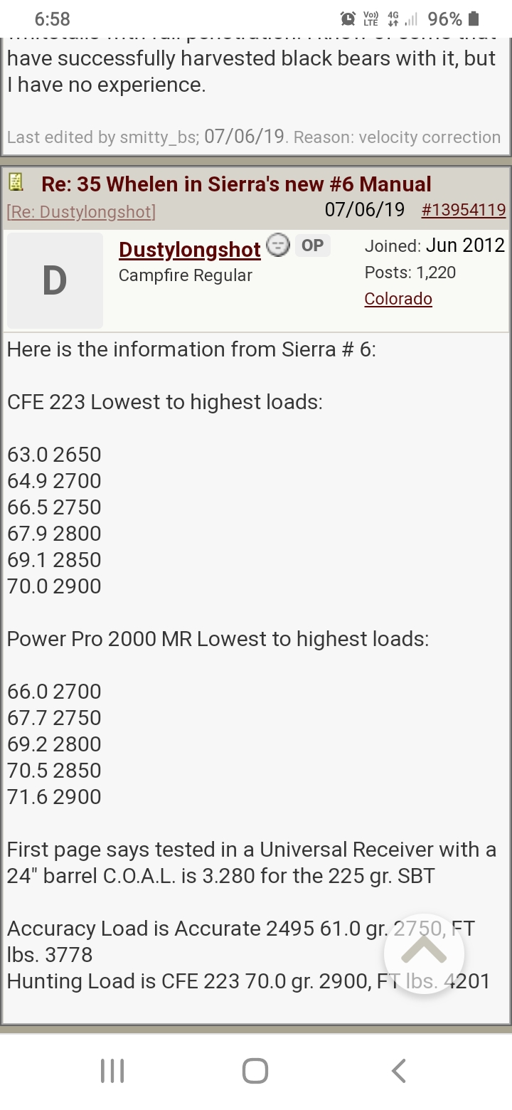 History and comparison of the 35 Whelen to the 30-06 and 375 H&H