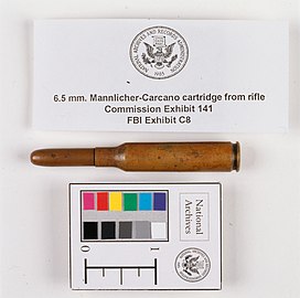 Warren 6.5_millimeter_Mannlicher-Carcano_cartridge_from_rifle_-_NARA_-_305136,_CE141.jpg