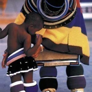 Ndebele Woman and Kid