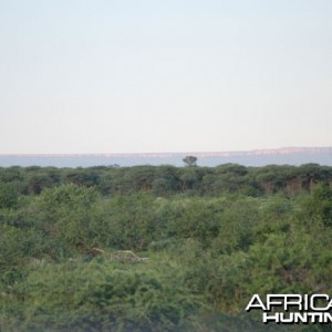 View of the Waterberg Plateau in Namibia