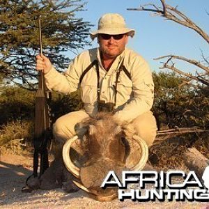 Hunting Warthog Namibia