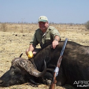 Buffalo hunted in Matetsi Unit 1 Zimbabwe