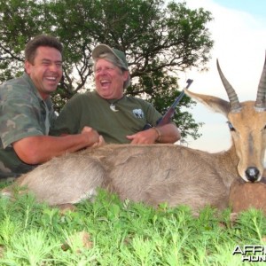 Mountain Reedbok hunted with Leeukop Safaris in South Africa