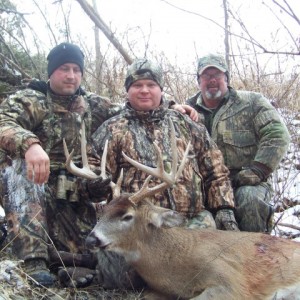 Buck hunted with black powder