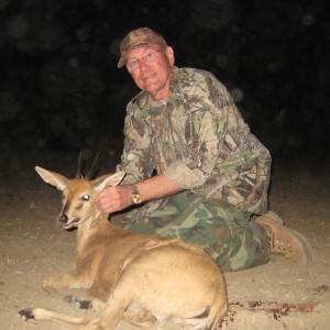 Hunting Grey Duiker in Namibia