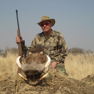 Hunting Warthog in Namibia