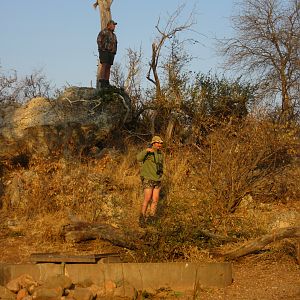 Checking waterholes