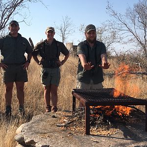 Lunch in the bush!