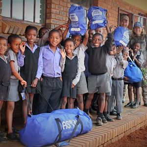 Local charity at the local school South Africa