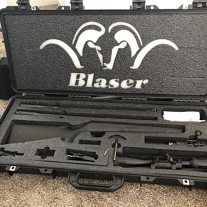 Blaser Rifle Case & Rifle