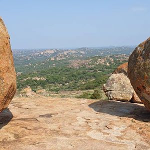 World's View, Rhodes grave in the Matobo National park Zimbabwe