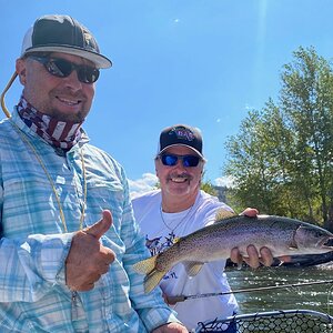 Rainbow Trout Fly Fishing Montana USA