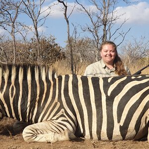 Hunting Burchell's Plain Zebra in South Africa