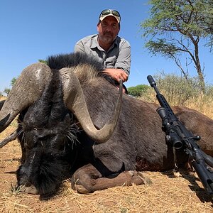 Hunting Black Wildebeest in Caprivi Namibia