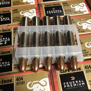 Federal Premium Cape Shock 400gr solid 404 Jeffery ammo