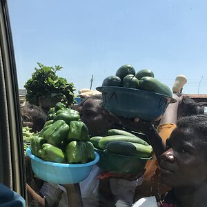 Roadside shopping opportunities in Zambia