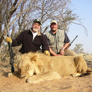 Hunting Lion in South Africa