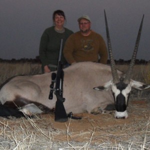 Hunting Gemsbok