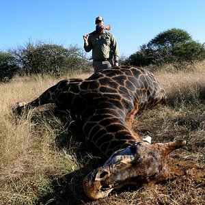 Hunting Black Giraffe South Africa