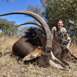 Sable Compound Bow Hunting Zambia