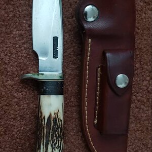 Vintage Randall Stag Trapper Knife
