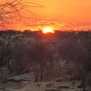 Sunset Namibia