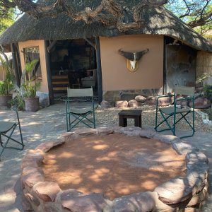 Gathering area Lodge Namibia