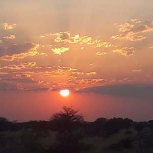 Sunset Kalahari South Africa