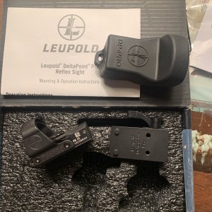 Leupold Delta Point Pro 2.5 With AHR QD lever CZ 550