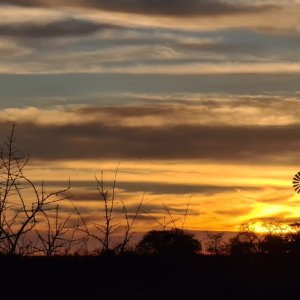 Sunset Bushmanland Namibia