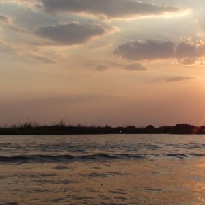 Sunset Caprivi Namibia