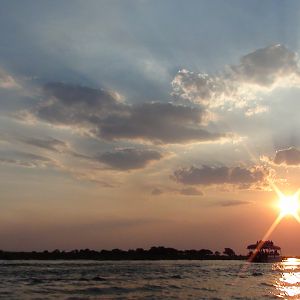 Sunset Caprivi Namibia