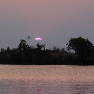 Sunset Caprivi Namibia