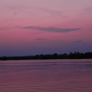 Sunset Caprivi Namibia