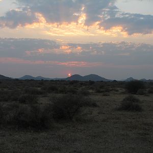 Sunset Namibia