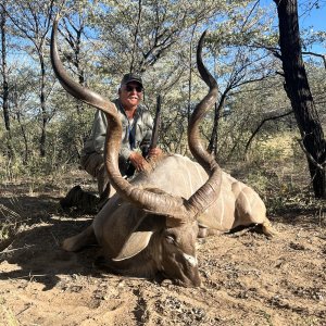 55.5 Inch Kudu Hunt Botswana