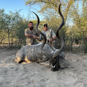 65 Inch Kudu Hunt Botswana