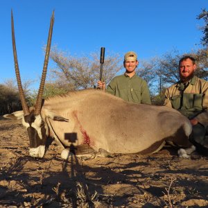 38.5 Inch Gemsbok Hunt Botswana