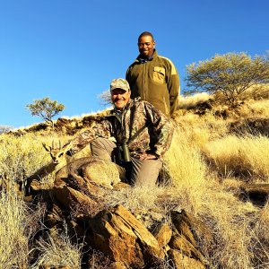Hunting Klipspringer Namibia