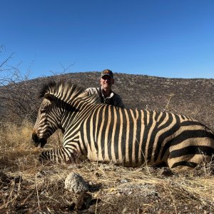 Zebra Hunt Namibia