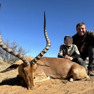 Impala Hunt Kalahari South Africa