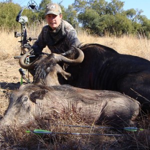 Hunting trip South Africa - my first Blue Wilderbeest and Warthog