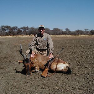 Hunting Red Hartebeest in Namibia