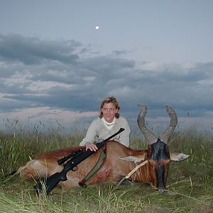 Hunting Red Hartebeest in Namibia