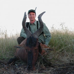 Hunting Red Hartebeest in Namibia