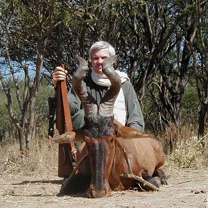 Hunting Red Hartebeest in Namibia