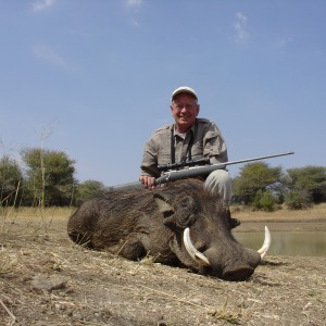 Hunting Warthog in Namibia