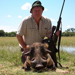 Hunting Warthog in Namibia