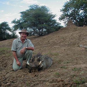 Hunting Warthog in Namibia