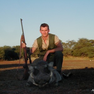 Hunting Warthog in Namibia